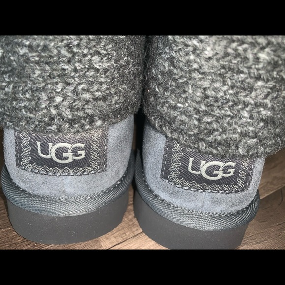 UGG Lattice Cardy Charcoal Boots - Picture 5 of 7